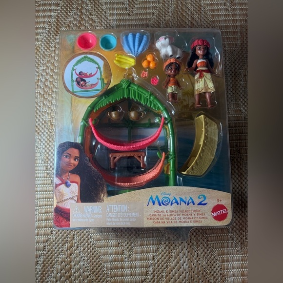 Disney Other - Disney Moana 2 - Moana & Simea Village Home Play Set,Dolls,NWT